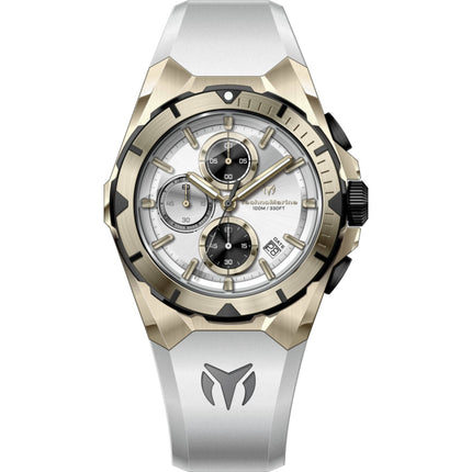 Technomarine Men's Watch - Ocean Victory Chrono Silver and Black Dial | TM-318141 ,