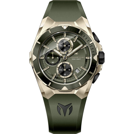 Technomarine Men's Watch - Ocean Victory Olive Green and Black Dial Date | TM-318143 ,