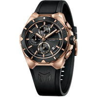 Technomarine Men's Watch - Ocean Victory Chrono Black Silicone Strap | TM-318146 ,