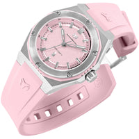Technomarine Women's Watch - Coral Legacy Quartz Pink Dial Rubber Strap | TM-416053 ,