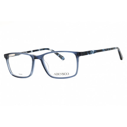 Adensco Men's Eyeglasses - Blue Crystal Acetate Rectangular Frame | AD 133 0OXZ 00 ,
