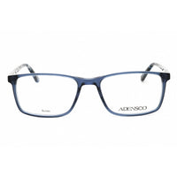 Adensco Men's Eyeglasses - Blue Crystal Acetate Rectangular Frame | AD 133 0OXZ 00 ,