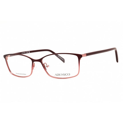 Adensco Women's Eyeglasses - Burgundy Shaded Metal Full Rim Frame | AD 233 07W5 00 ,