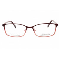 Adensco Women's Eyeglasses - Burgundy Shaded Metal Full Rim Frame | AD 233 07W5 00 ,