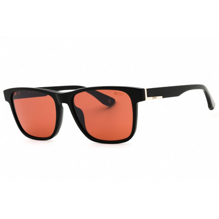 BMW Men's Sunglasses - Matte Black Acetate Full Rim Rectangular Frame | BW0032 02U ,