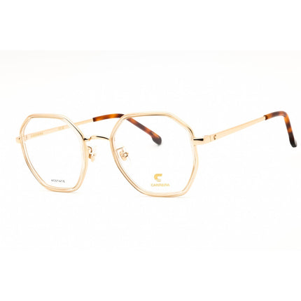 Carrera Unisex Eyeglasses - GOLD Metal Full Rim Geometric Shape Frame | 3034 0HAM 00 ,