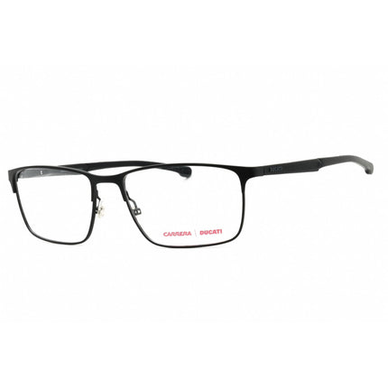 Carrera Men's Eyeglasses - Matte Black Metal Rectangular Frame | CARDUC 014 0003 00 ,