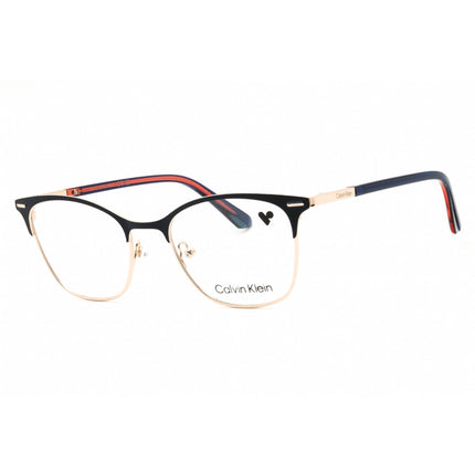 Calvin Klein Women's Eyeglasses - Blue Metal Rectangular Shape Frame | CK21124 438 ,