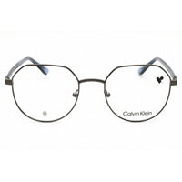 Calvin Klein Unisex Eyeglasses - Dark Gunmetal Metal Round Shape Frame | CK23127 009 ,