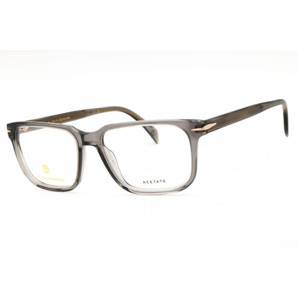 David Beckham Men's Eyeglasses - Transparent Grey Full Rim Frame | DB 1022 0KB7 00 ,