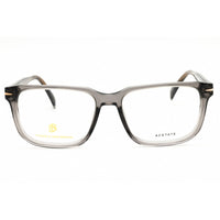 David Beckham Men's Eyeglasses - Transparent Grey Full Rim Frame | DB 1022 0KB7 00 ,