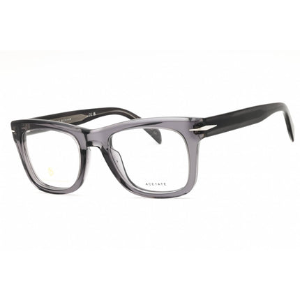 David Beckham Men's Eyeglasses - Striped Grey Rectangular Frame | DB 7105 0PZH 00 ,
