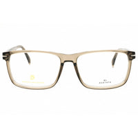 David Beckham Men's Eyeglasses - Mud Plastic Rectangular Shape Frame | DB 1020 079U 00 ,