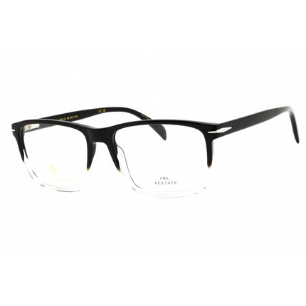David Beckham Men's Eyeglasses - Black Crystal Rectangular Frame | DB 1020 07C5 00 ,