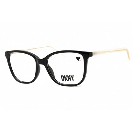 DKNY Women's Eyeglasses - Black Injected Propionate Rectangular Frame | DK5052 001 ,