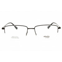 Elasta Men's Eyeglasses - Ruthenium Black Metal Rectangular Frame | E 7249 0284 00 ,
