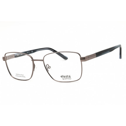 Elasta Men's Eyeglasses - Dark Grey Metal Rectangular Shape Frame | E 3125 0HWJ 00 ,