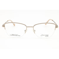 Emozioni Women's Eyeglasses - Peach Pink Metal Cat Eye Shape Frame | EM 4415 06F3 00 ,