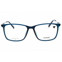 Flexon Men's Eyeglasses - Matte Crystal Navy Rectangular Shape Frame | EP8019 413 ,