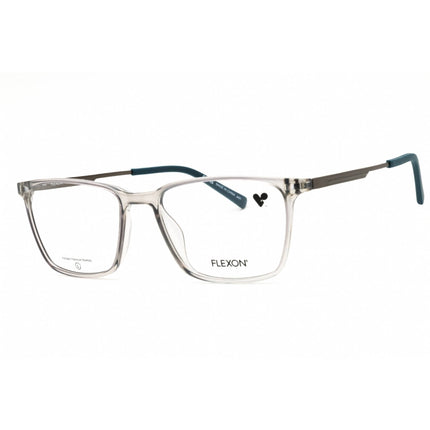 Flexon Men's Eyeglasses - Grey Injected Propionate Rectangular Frame | EP8023 035 ,