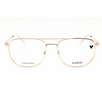 Flexon Men's Eyeglasses - Gold Metal Aviator Shape Full Rim Frame | H6072N 710 ,