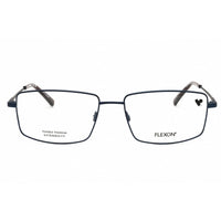 Flexon Men's Eyeglasses - Matte Navy Titanium Rectangular Full Rim Frame | H6069N 410 ,