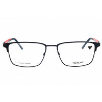 Flexon Men's Eyeglasses - Satin Navy/Red Metal Rectangular Shape Frame | E1154N 419 ,