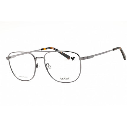 Flexon Men's Eyeglasses - Gunmetal Metal Aviator Shape Full Rim Frame | H6072N 070 ,