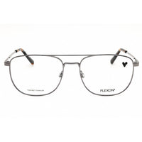Flexon Men's Eyeglasses - Gunmetal Metal Aviator Shape Full Rim Frame | H6072N 070 ,