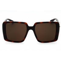 Gucci Women's Sunglasses - Havana Injected Propionate Oversized Frame | GG1692S 002 ,