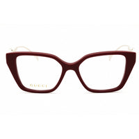 Gucci Women's Eyeglasses - Shiny Solid Burgundy Acetate Full Rim Frame | GG1969O 004 ,
