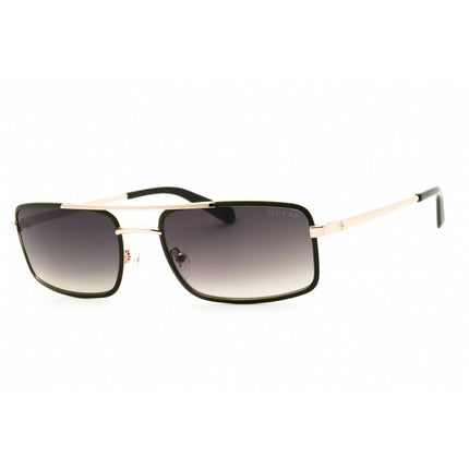Guess Men's Sunglasses - Matte Dark Green Metal Rectangular Frame | GU00168 97P ,