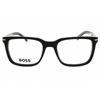 Hugo Boss Men's Eyeglasses - Black Plastic Rectangular Shape Frame | 1602/US 0807 00 ,