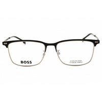 Hugo Boss Men's Eyeglasses - Matte Black Metal Rectangular Frame | 1224/F 0003 00 ,