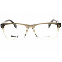 Hugo Boss Men's Eyeglasses - Grey Shaded Crystal Acetate Full Rim | 1354/U 0FS2 00 ,