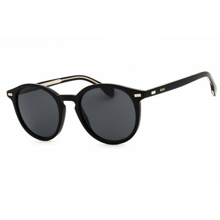 Hugo Boss Men's Sunglasses Black Plastic Round Shape Full Rim Frame | 1365/S 0807 IR ,