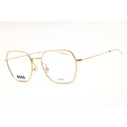 Hugo Boss Women's Eyeglasses - Rose Gold Metal Rectangular Shape Frame | 1534 0000 00 ,