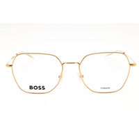 Hugo Boss Women's Eyeglasses - Rose Gold Metal Rectangular Shape Frame | 1534 0000 00 ,