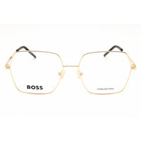 Hugo Boss Women's Eyeglasses - Gold Metal Oversized Shape Full Rim | 1592 0J5G 00 ,