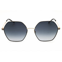 Hugo Boss Women's Sunglasses - Black/Gold Metal Round Shape Full Rim | 1589/S 02M2 9O ,