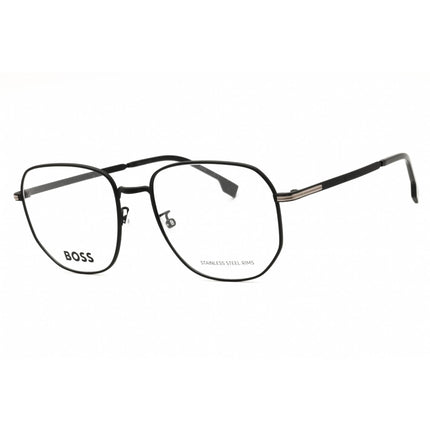 Hugo Boss Men's Eyeglasses - Matte Black Metal Full Rim Frame | 1672/F 0003 00 ,