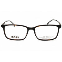 Hugo Boss Men's Eyeglasses - Rectangular Plastic Full Rim Frame | 1643 02OS 00 ,