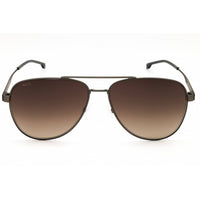 Hugo Boss Men's Sunglasses - Aviator Shape Metal Full Rim Frame | 1641/S 0R80 HA ,