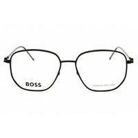 Hugo Boss Men's Eyeglasses - Matte Black Metal Oval Full Rim Frame | 1430 0003 00 ,