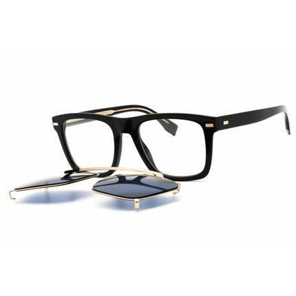 Hugo Boss Men's Eyeglasses - Black Plastic Rectangular Shape Frame | 1444/N 807 00 ,