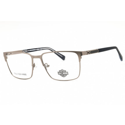 Harley Davidson Men's Eyeglasses - Matte Light Nickeltin Full Rim Frame | HD0976 011 ,