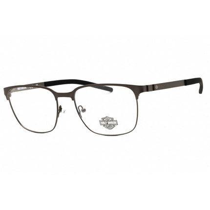 Harley Davidson Men's Eyeglasses - Matte Gunmetal Metal Full Rim Frame | HD50018 009 ,