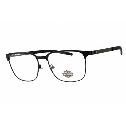 Harley Davidson Men's Eyeglasses - Matte Black Metal Cat Eye Shape Frame | HD50018 002 ,