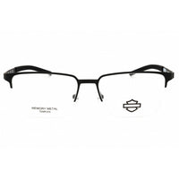 Harley Davidson Eyeglasses - Men's Matte Black Cat Eye Half Rim, 56mm | HD50019 002 ,