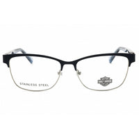 Harley Davidson Men's Eyeglasses - Matte Blue Metal Cat Eye Shape Frame | HD50057 091 ,